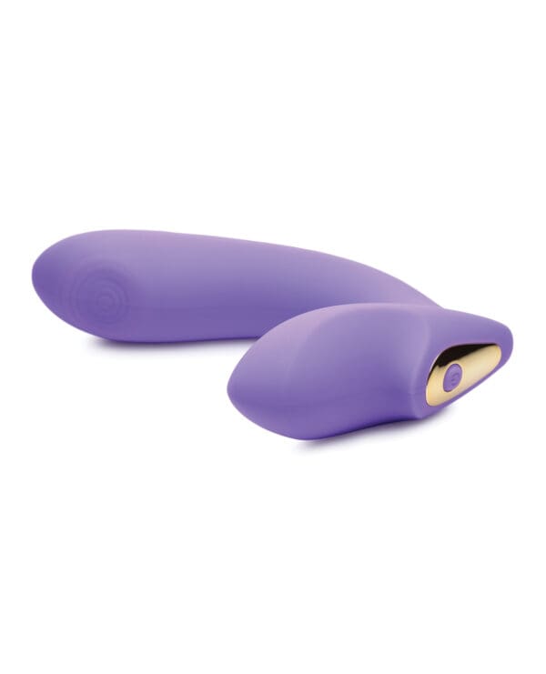 Inmi 10x G-Tap Tapping Silicone G Spot Vibrator - Purple - Image 3