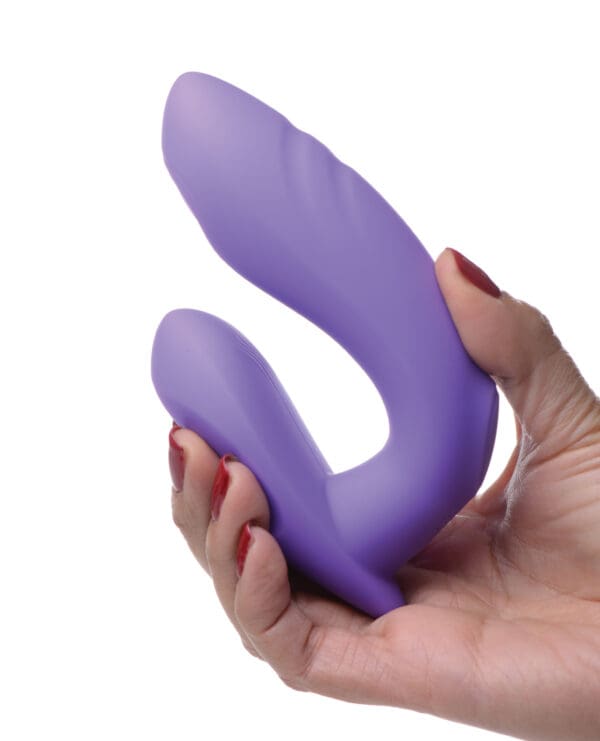 Inmi 10x G-Tap Tapping Silicone G Spot Vibrator - Purple - Image 5