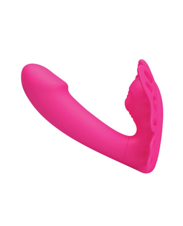 Pretty Love Katherine Wearable Butterfly Vibrator - Fuchsia - Image 3