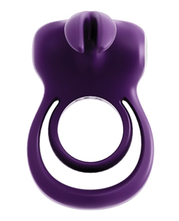 VeDO Thunder Bunny Rechargeable Dual Ring - Perfectly Purple - Image 3