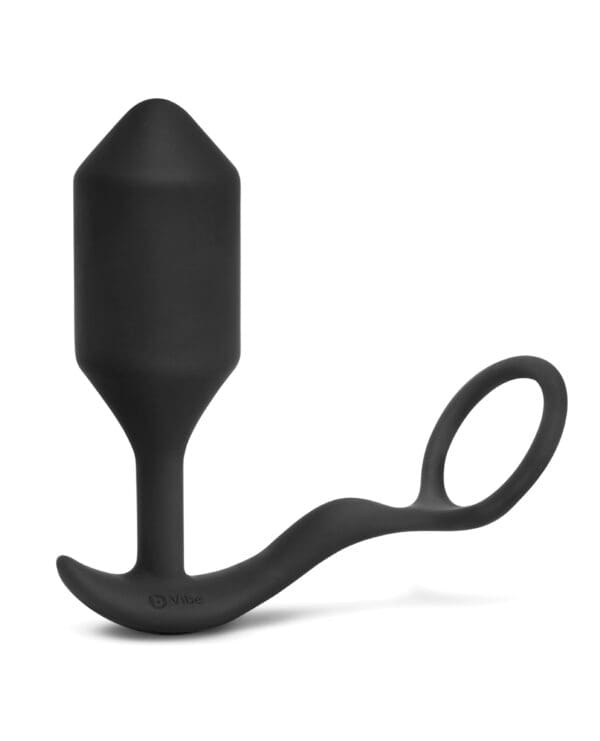 b-Vibe Vibrating Snug & Tug XL - Black - Image 3