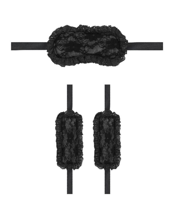 Shots Ouch Introductory Bondage Kit #7 - Black - Image 3