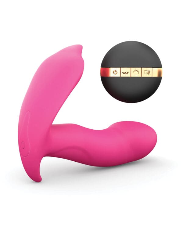Dorcel Secret Clit Dual Stim Heating and Voice Control - Pink - Image 3
