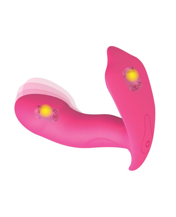 Dorcel Secret Clit Dual Stim Heating and Voice Control - Pink - Image 4
