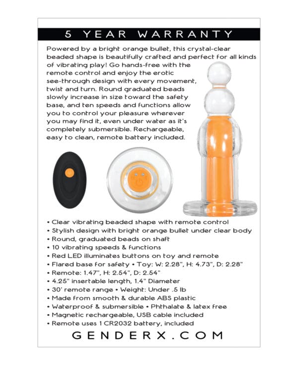 Gender X Orange Dream - Clear/Orange - Image 2