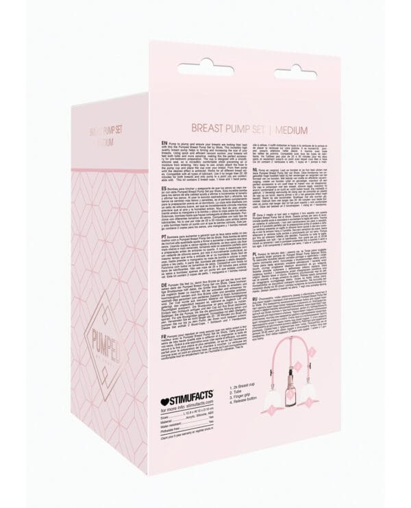 Shots Pumped Breast Pump Set - Medium Rose Gold - Image 2