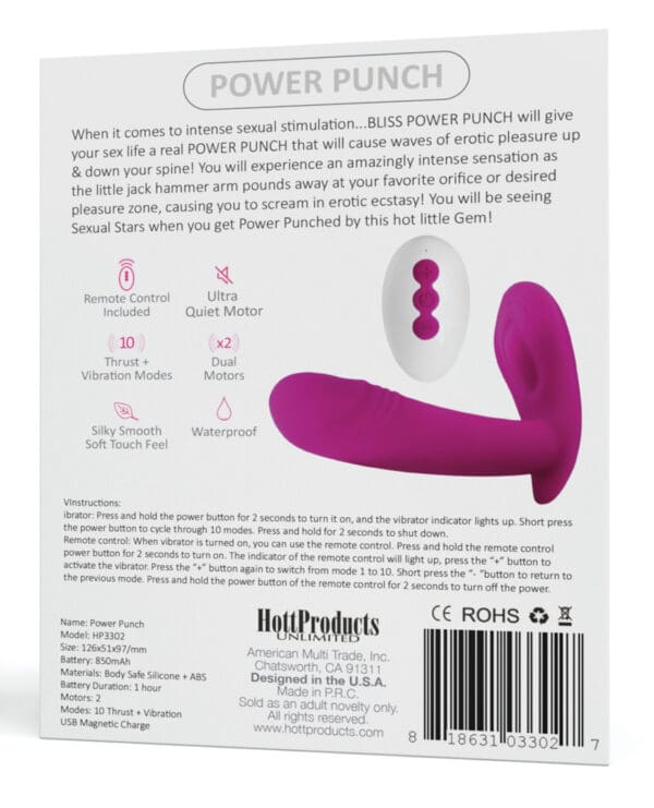 Bliss Power Punch Thrusting Vibe - Image 2