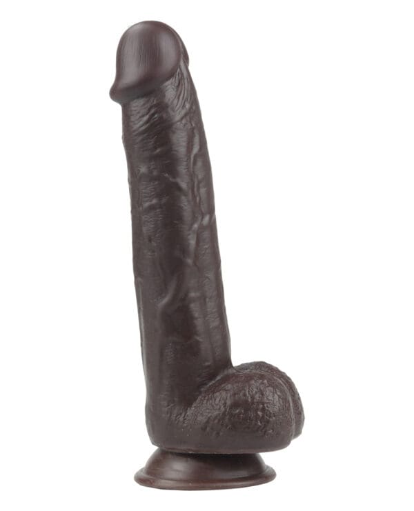 Get Lucky 9.0" Real Skin Series - Dark Brown - Image 2
