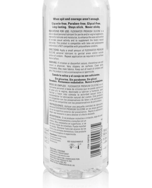 Fuck Water Premium Silicone - 16 oz - Image 2