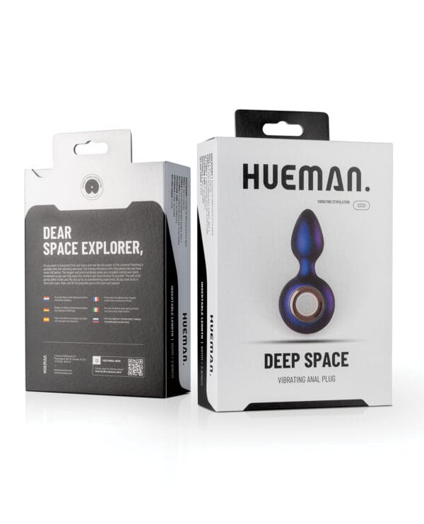 Hueman Deep Space Vibrating Anal Plug - Purple - Image 5