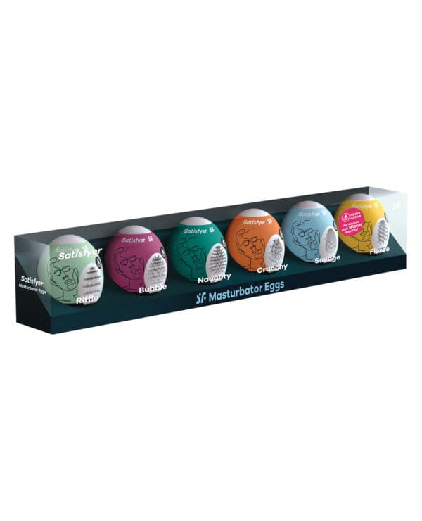 Satisfyer Masturbator Egg 6er Set - Assorted - Image 2