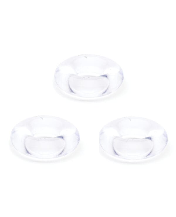 Sport Fucker Chubby Cockring Pack of 3 - Clear - Image 4