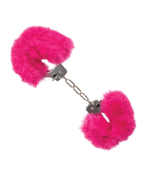 Ultra Fluffy Furry Cuffs - Pink - Image 3