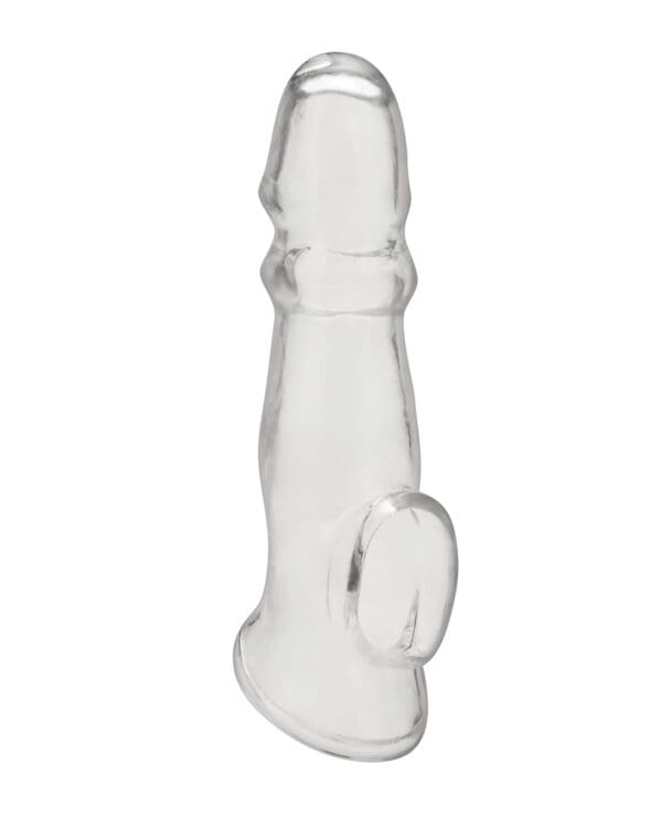 Blue Line C & B 6.75" Girthy Penis Enhancing Sleeve Extension - Clear - Image 3