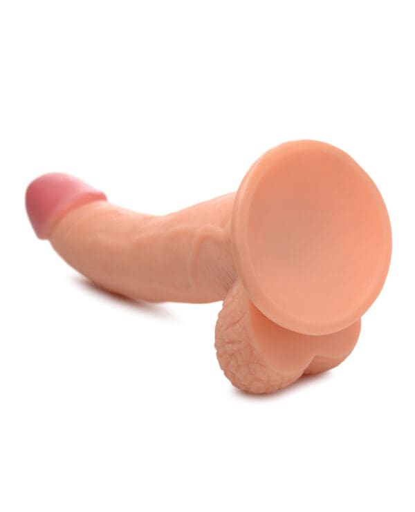 Pop Peckers 7.5" Dildo w/Balls - Light - Image 4