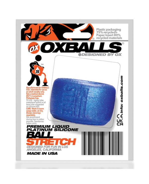 Oxballs Silicone Balls-T Ball Stretcher - Blueballs - Image 3