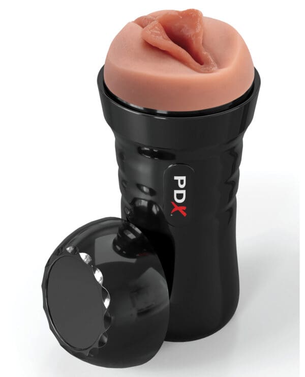 PDX Extreme Wet Pussies Super Luscious Lips Stroker - Brown - Image 3