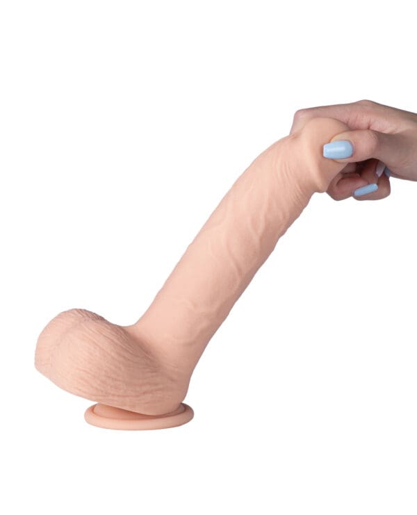 Kenzo App Controlled Realistic 9.5" Thrusting Dildo Vibrator - Ivory - Image 3