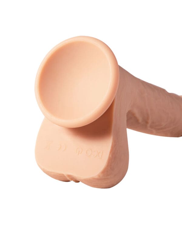 Luis App Controlled Realistic 8.5" Thrusting Dildo Vibrator - Ivory - Image 4