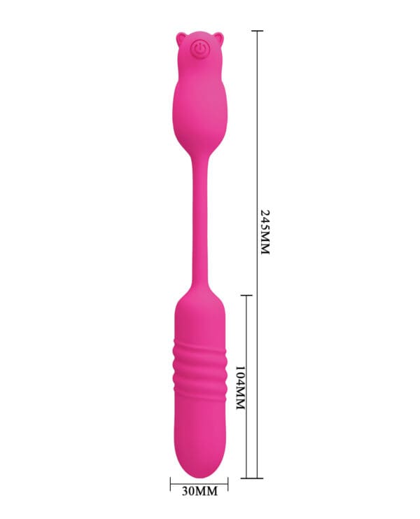 Pretty Love Nobikuma Thrusting Egg - Fuchsia - Image 3