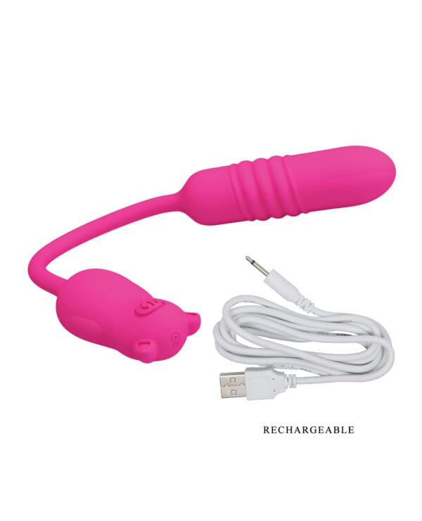 Pretty Love Nobikuma Thrusting Egg - Fuchsia - Image 5