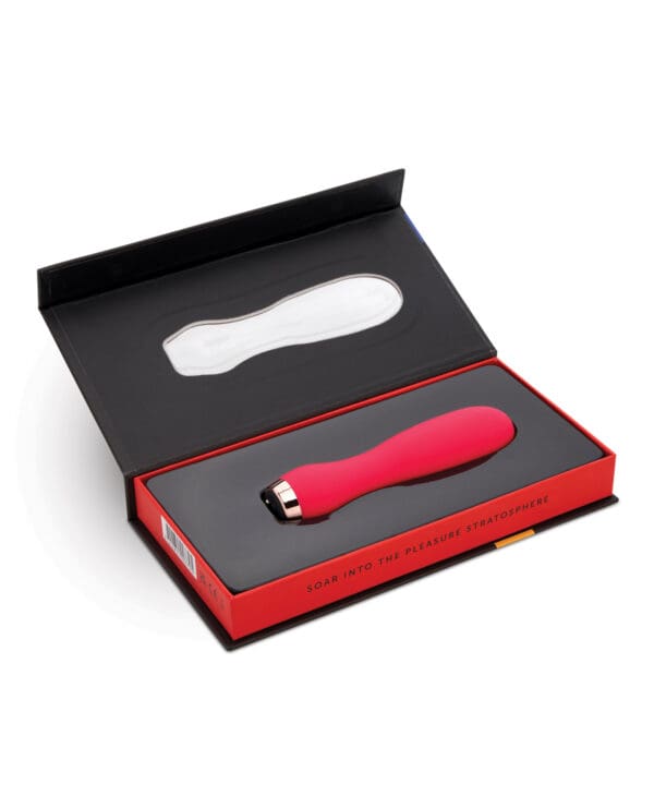 Nu Sensuelle Skye Velvet Touch Vibe - Hot Pink - Image 4