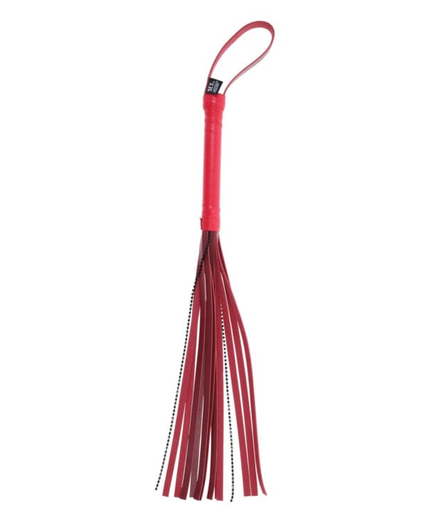Sex & Mischief Ex's & Oh's Crystal Flogger - Red - Image 2
