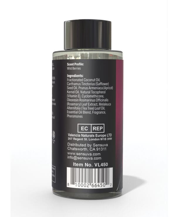 Sensuva Me & You Massage Oil - 2 oz Berry Flirty - Image 2