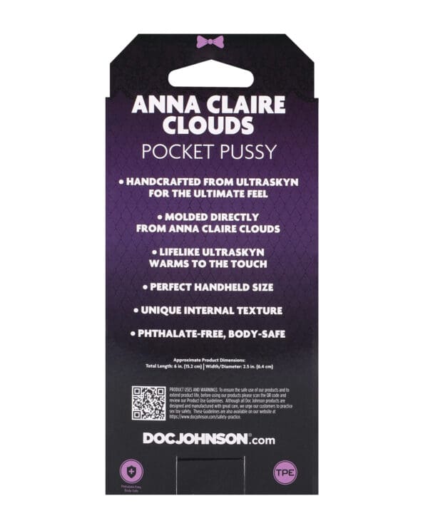 Signature Strokers ULTRASKYN Pocket Pussy - Anna Claire Clouds, Vanilla - Image 4
