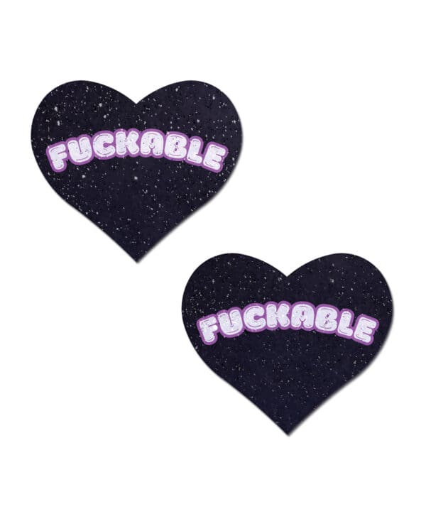 Pastease FCKABLE Heart - Black/Pink O/S - Image 2