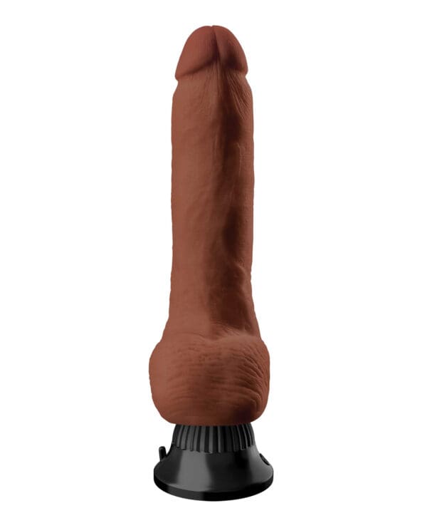 Real Feel Deluxe No. 5  8" Vibe Waterproof - Brown - Image 3