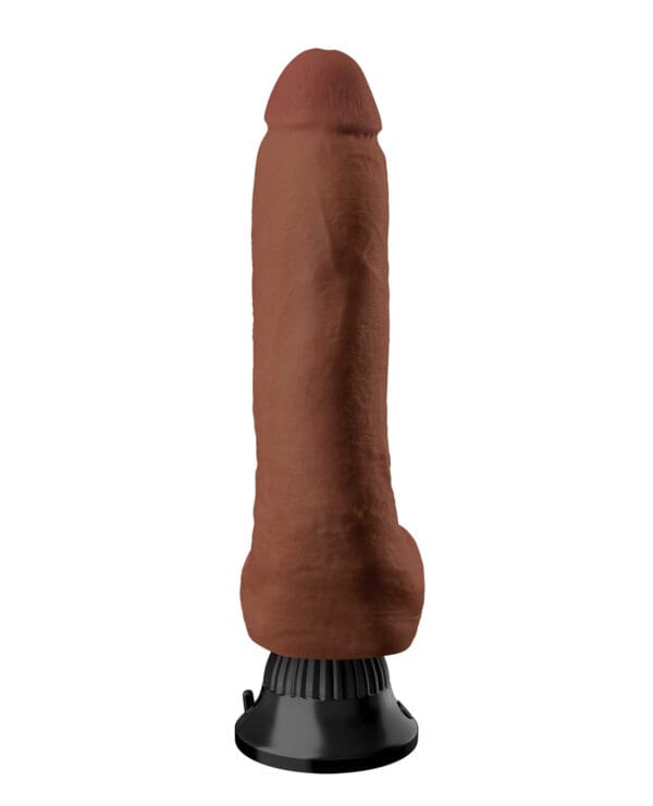 Real Feel Deluxe No. 5  8" Vibe Waterproof - Brown - Image 4