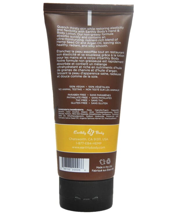 Earthly Body Hand & Body Lotion - 7 oz Tube Dreamsicle - Image 2