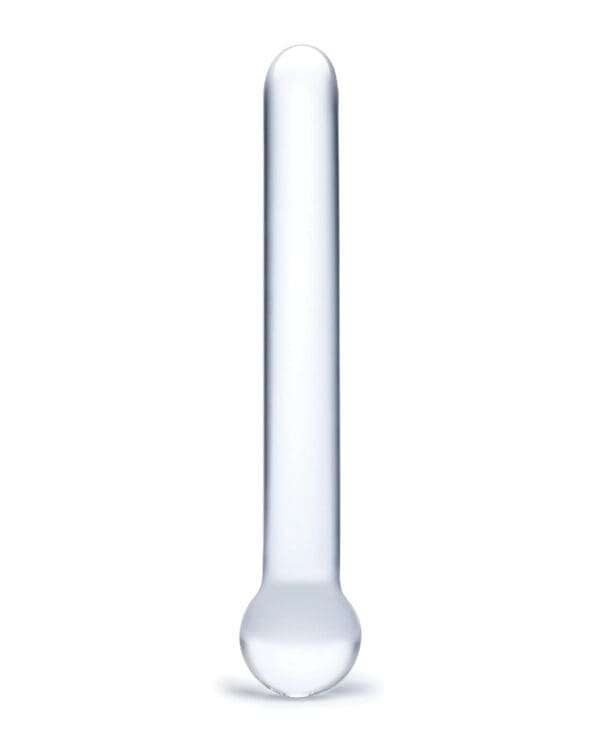 Glas 7" Straight Glass Dildo - Clear - Image 2