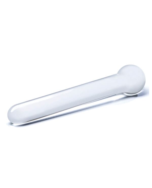 Glas 7" Straight Glass Dildo - Clear - Image 3