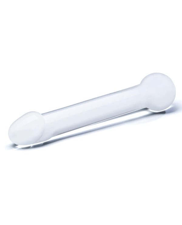 Glas 7" Realistic Head Glass Dildo - Clear - Image 3
