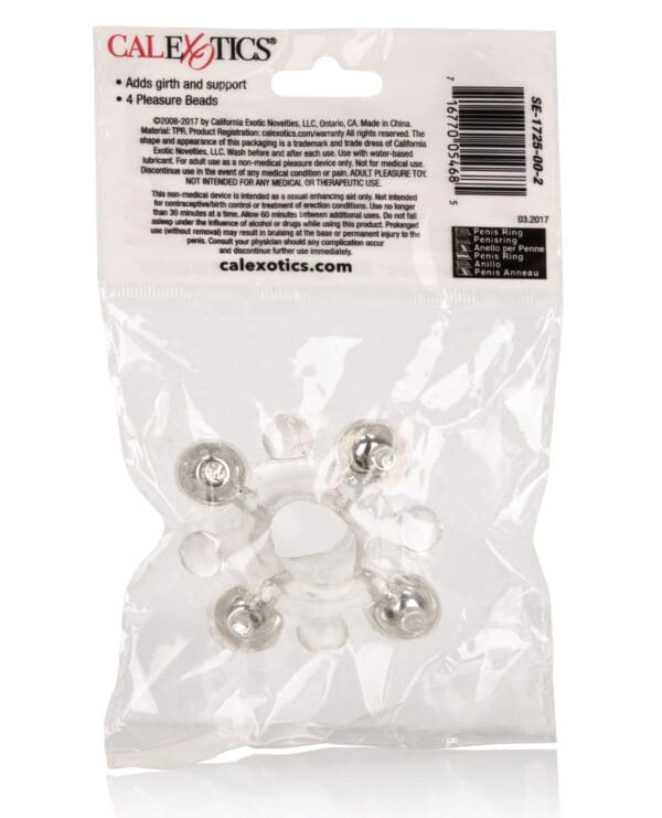 Basic Essentials Enhancer Ring w/Beads - Clear - Image 2