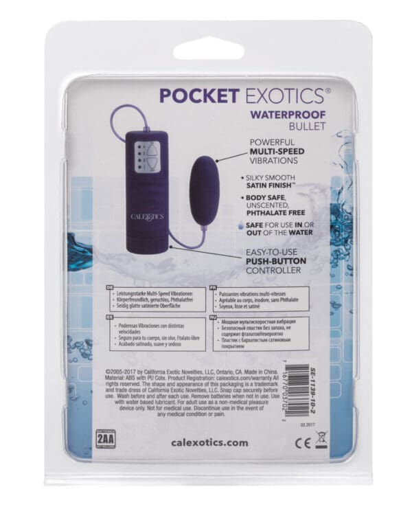 Pocket Exotics Bullet Waterproof - Purple - Image 2