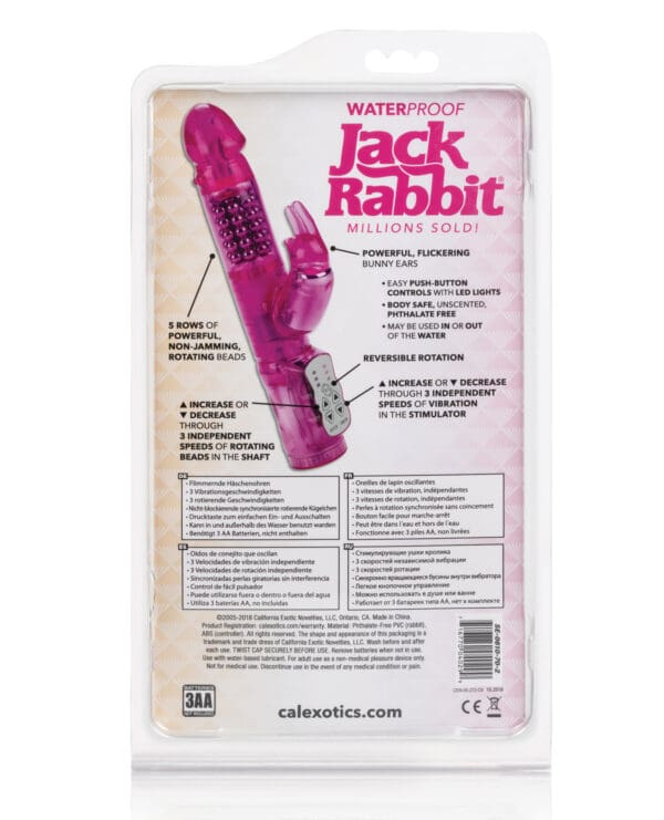 Jack Rabbit w/Floating Beads Waterproof - Pink - Image 2