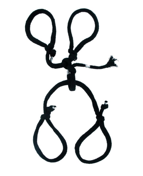 Fetish Fantasy Series Silk Rope Hogtie - Image 2