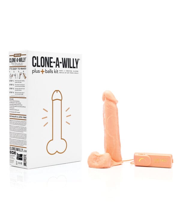 Clone-A-Willy Plus+ Balls Kit - Light Skin Tone - Image 2