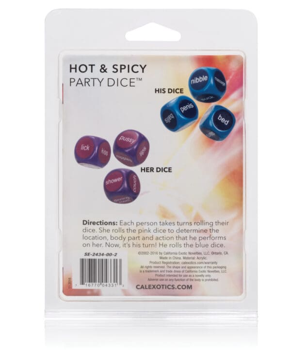 Hot & Spicy Party Dice - Image 2