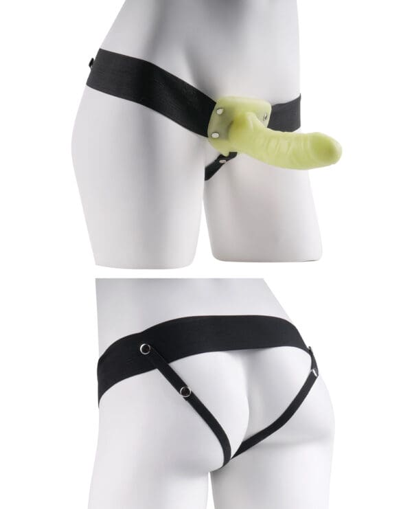 Fetish Fantasy Series For Him or Her Hollow Strap On - Glow In The Dark - Image 2