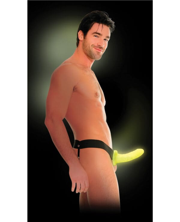 Fetish Fantasy Series For Him or Her Hollow Strap On - Glow In The Dark - Image 4