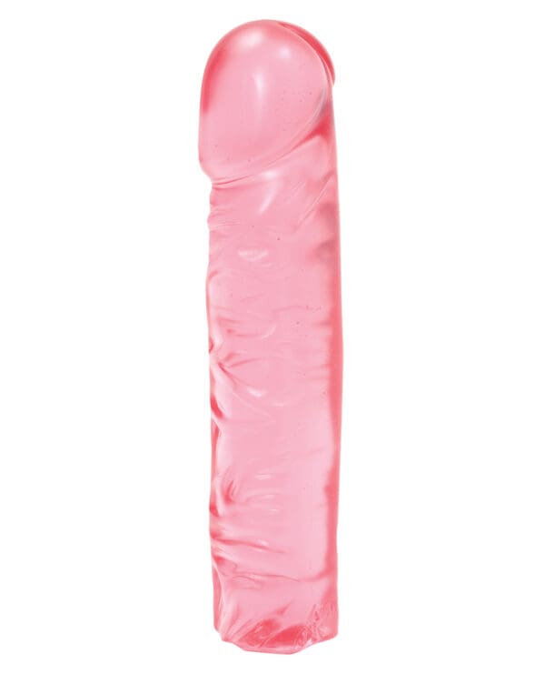 Crystal Jellies 8" Classic Dildo - Pink - Image 2