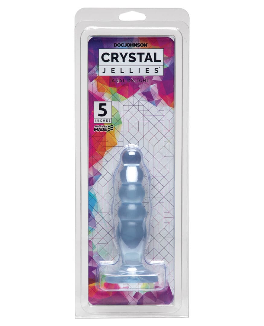 Crystal Jellies 5" Anal Delight - Clear
