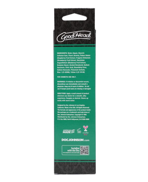GoodHead Oral Gel - 4 oz Green Apple - Image 3