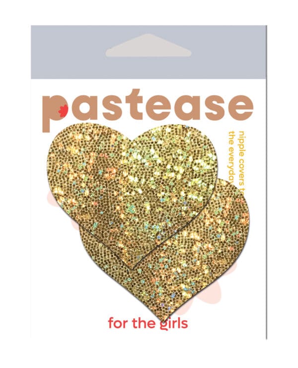 Pastease Premium Glitter Heart - Gold O/S