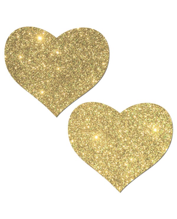 Pastease Premium Glitter Heart - Gold O/S - Image 2