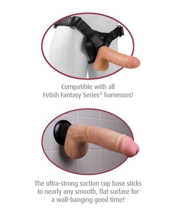 Real Feel Deluxe No. 7  9" Vibe Waterproof - Flesh - Image 5